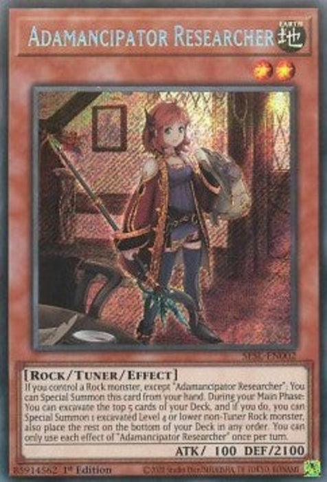 Adamancipator Researcher SESL-EN002 Secret Rare Englisch