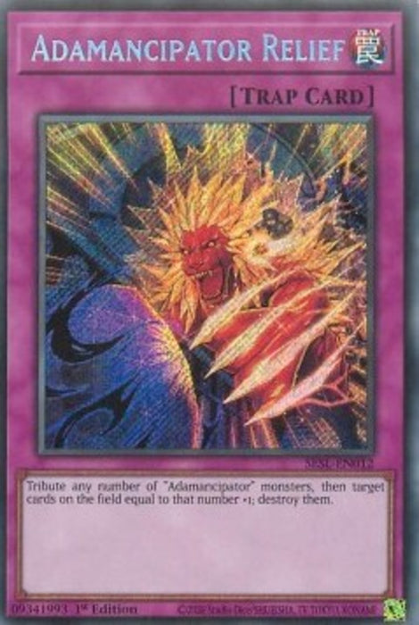 Adamancipator Relief SESL-EN012 Secret Rare Englisch