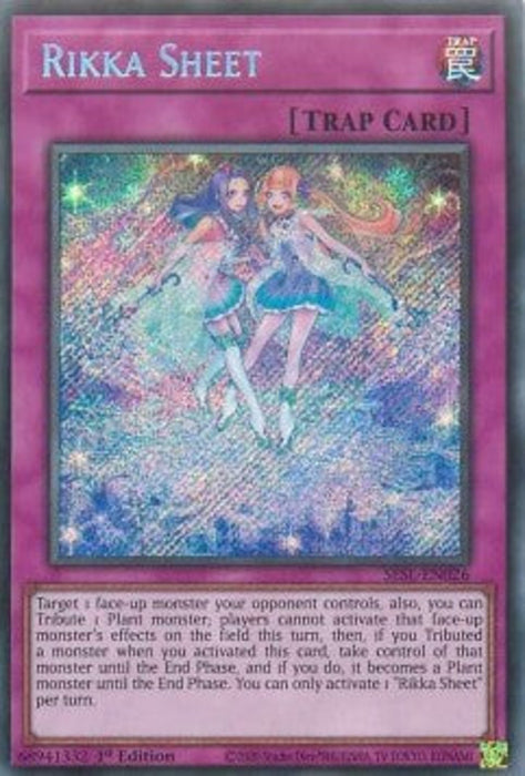 Rikka Sheet SESL-EN026 Secret Rare Englisch
