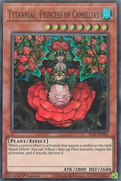 Tytannial, Princess of Camellias SESL-EN041 Super Rare Englisch