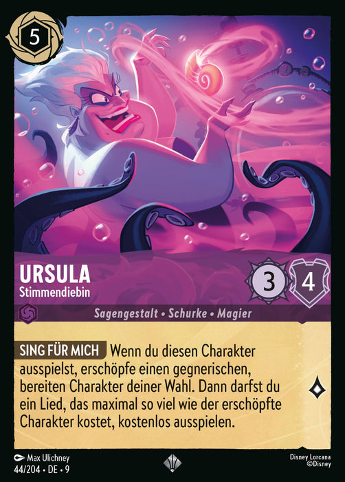 Ursula - Stimmendiebin 9FAB-044 Super Rare Deutsch