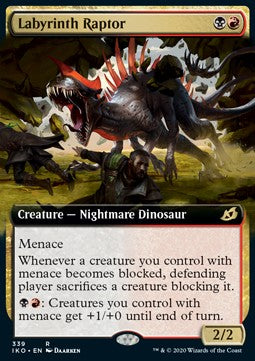 Labyrinth Raptor XIKO-339 Rare Englisch