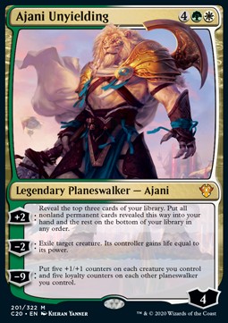 Ajani Unyielding C20-201 Mythic Englisch