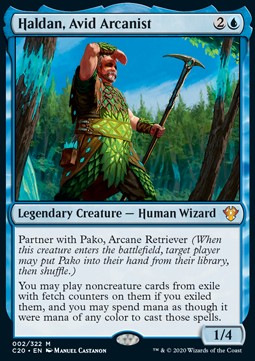 Haldan, eifriger Arkanist C20-2 Mythic Deutsch