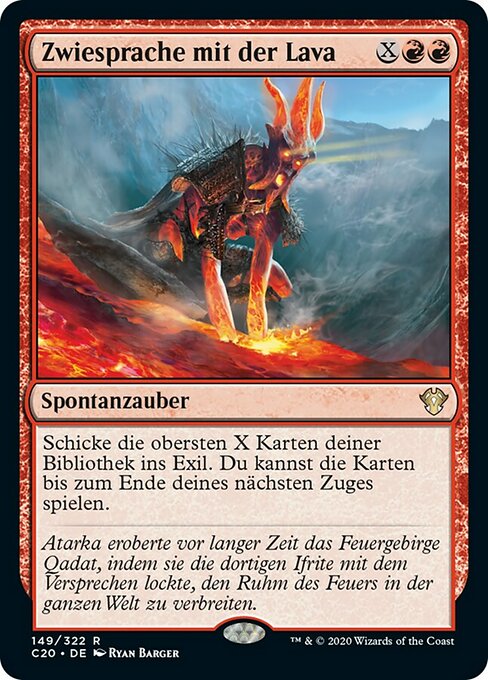 Magic: Commune with Lava