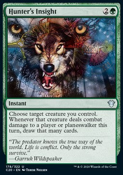 Hunter's Insight C20-178 Uncommon Englisch