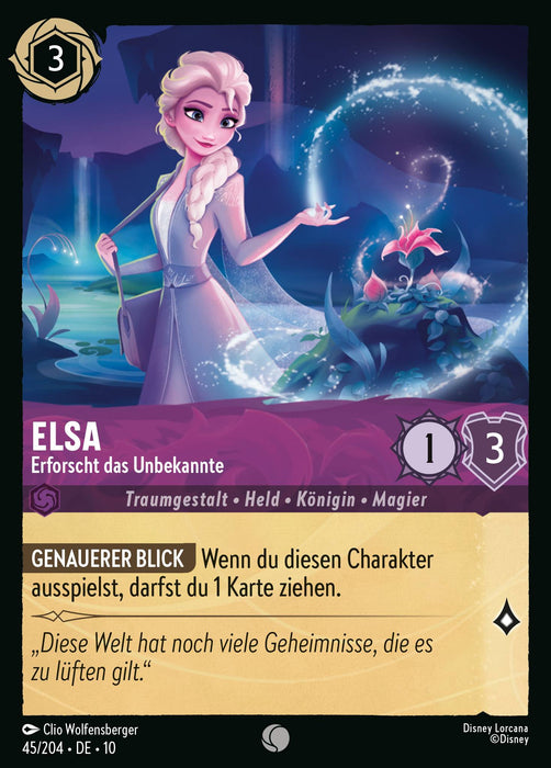 Elsa - Erforscht das Unbekannte (V.1) 10WHI-045 Common Deutsch