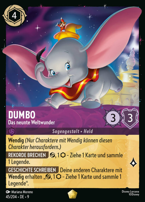 Dumbo - Das neunte Weltwunder (V.1) 9FAB-045 Legendary Deutsch