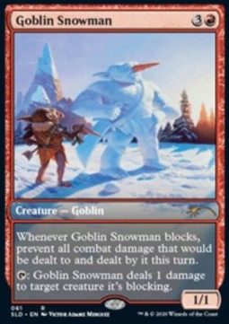 Goblin Snowman SLD-61 Rare Englisch