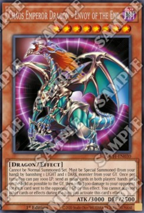 Chaos Emperor Dragon - Envoy of the End (V.1) TOCH-EN030 Rare Englisch