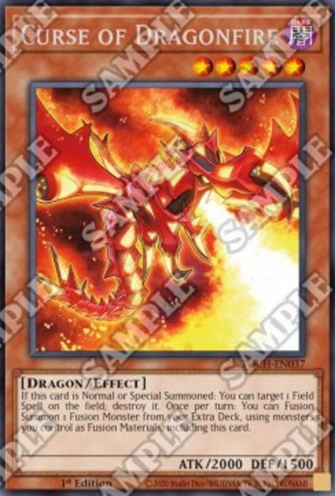 Curse of Dragonfire TOCH-EN037 Rare Englisch