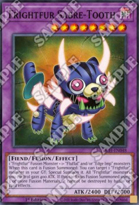Frightfur Sabre-Tooth TOCH-EN048 Super Rare Englisch