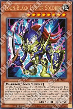 Toon Black Luster Soldier (V.1) TOCH-EN001 Ultra Rare Englisch