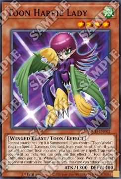 Toon Harpie Lady (V.1) TOCH-EN002 Super Rare Englisch