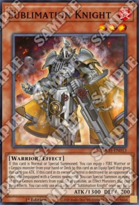 Sublimation Knight TOCH-EN013 Super Rare Englisch
