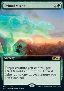 Primal Might XM21-377 Rare Englisch