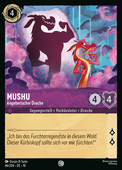 Mushu - Angeberischer Drache 10WHI-046 Common Deutsch