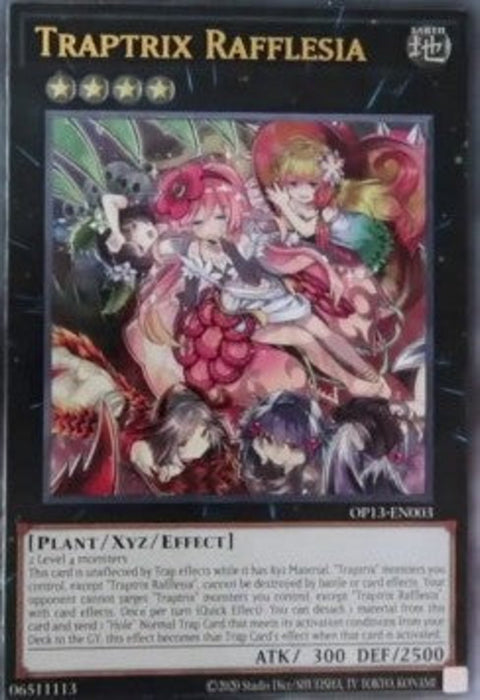 Traptrix Rafflesia OP13-EN003 Ultimate Rare Englisch
