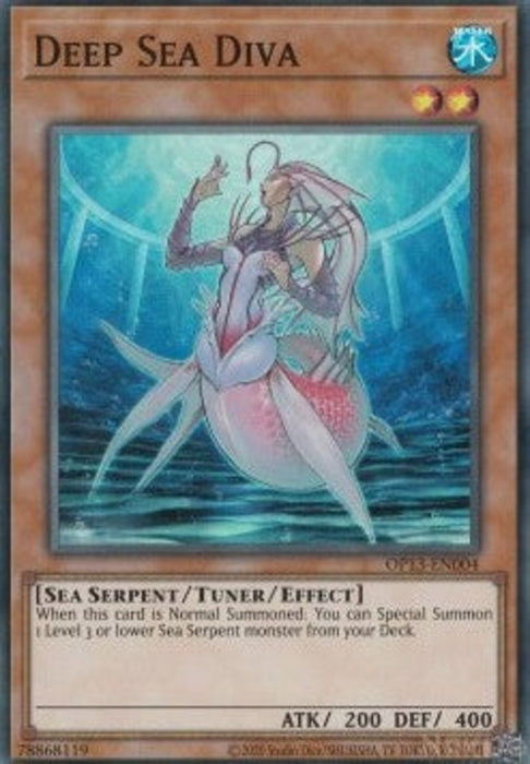 Deep Sea Diva OP13-EN004 Super Rare Englisch