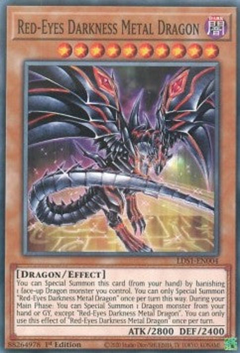 Red-Eyes Darkness Metal Dragon LDS1-EN004 Common Englisch