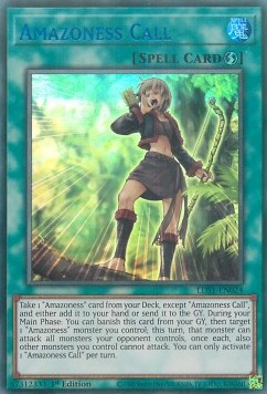 Amazoness Call (V.1) LDS1-EN024 Ultra Rare Englisch