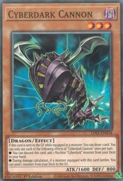 Cyberdark Cannon LDS1-EN034 Common Englisch