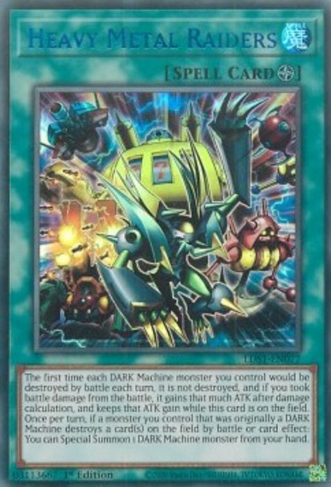 Heavy Metal Raiders (V.1) LDS1-EN077 Ultra Rare Englisch