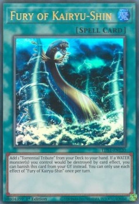 Fury of Kairyu-Shin LDS1-EN120 Ultra Rare Englisch