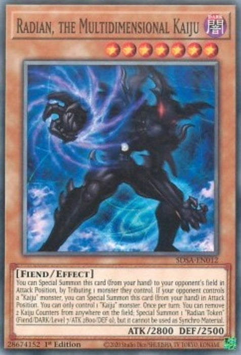 Radian, the Multidimensional Kaiju SDSA-FR012 Common Französisch