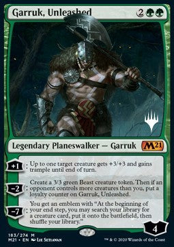 Garruk der Entfesselte PM21-183 Mythic Deutsch