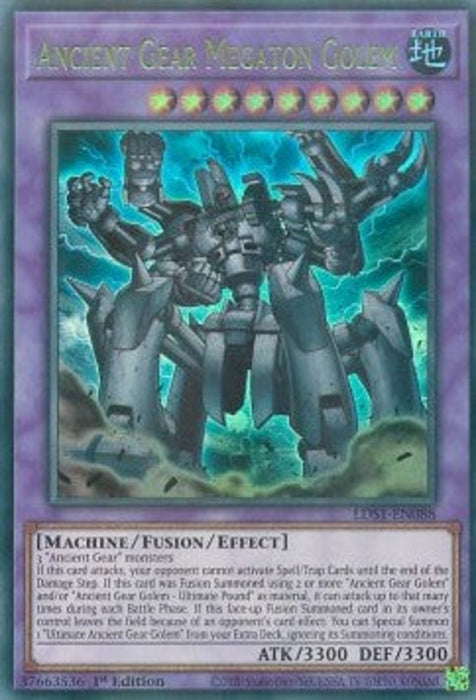 Ancient Gear Megaton Golem (V.2) LDS1-EN088 Ultra Rare Englisch