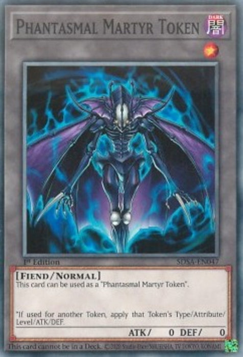 Phantasmal Martyr Token SDSA-EN047 Token Englisch
