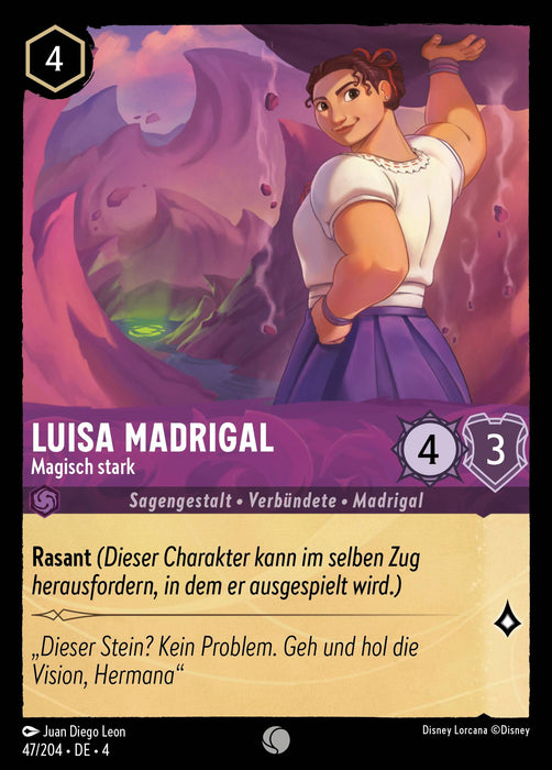 Luisa Madrigal - Magisch Stark 4URS-047 Common Deutsch
