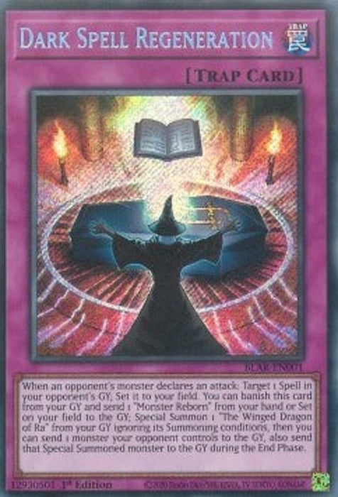Dark Spell Regeneration BLAR-EN001 Secret Rare Englisch