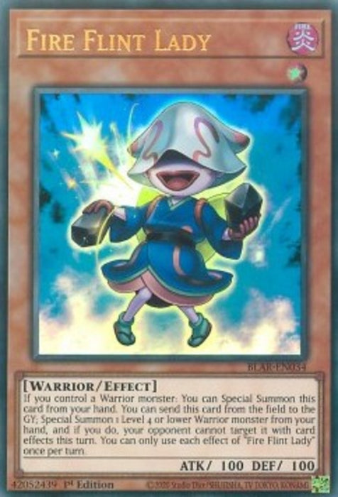 Fire Flint Lady BLAR-EN034 Ultra Rare Englisch