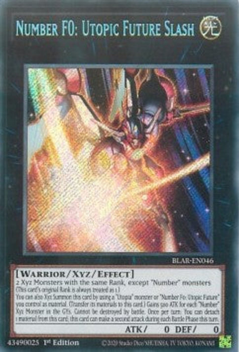 Number F0: Utopic Future Slash BLAR-EN046 Secret Rare Englisch