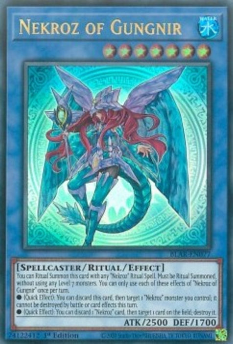 Nekroz of Gungnir BLAR-EN077 Ultra Rare Englisch