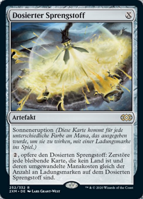 Dosierter Sprengstoff 2XM-252 Rare Deutsch
