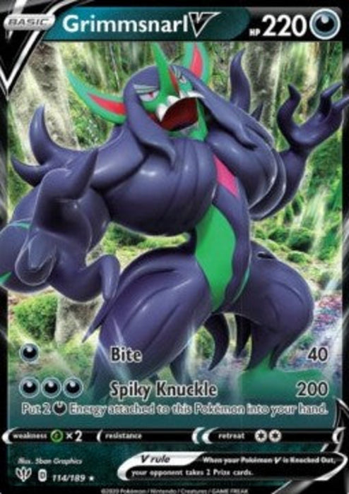 Grimmsnarl V DAA-114 Ultra Rare Englisch