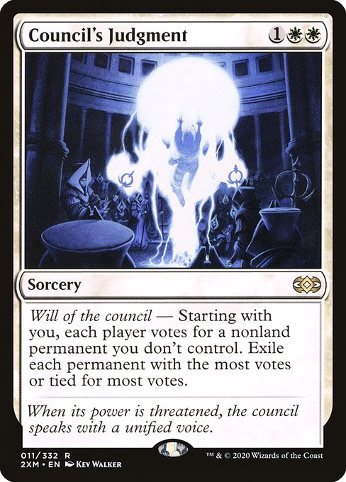 Council's Judgment 2XM-11 Rare Englisch