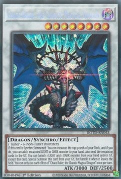 Chaos Ruler, the Chaotic Magical Dragon ROTD-EN043 Secret Rare Englisch