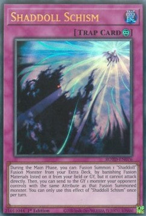 Shaddoll Schism ROTD-EN076 Ultra Rare Englisch