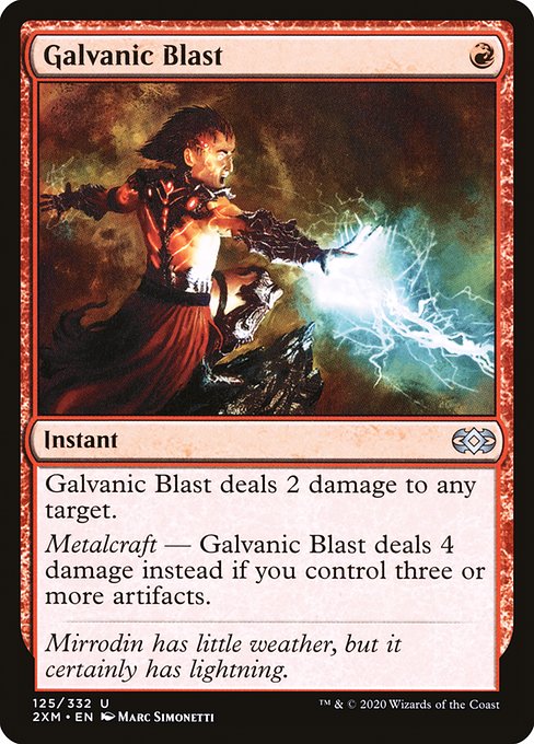Galvanic Blast 2XM-125 Uncommon Englisch