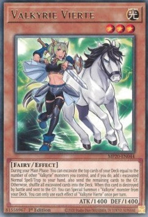 Valkyrie Vierte MP20-EN044 Rare Englisch