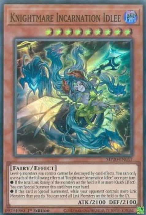 Knightmare Incarnation Idlee MP20-EN057 Super Rare Englisch