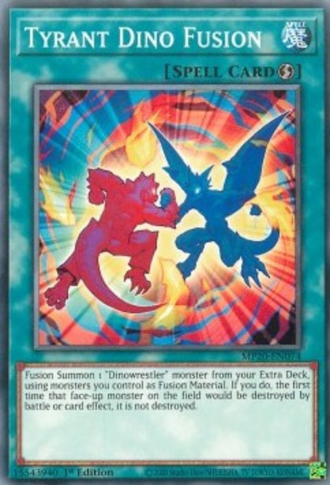 Tyrant Dino Fusion MP20-EN074 Common Englisch