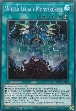World Legacy Monstrosity MP20-EN076 Secret Rare Englisch