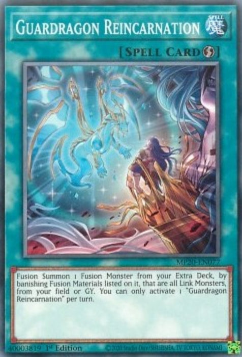 Guardragon Reincarnation MP20-EN077 Common Englisch