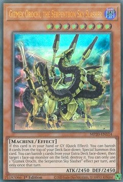 Gizmek Orochi, the Serpentron Sky Slasher MP20-EN114 Ultra Rare Englisch