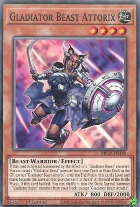 Gladiator Beast Attorix MP20-EN156 Common Englisch